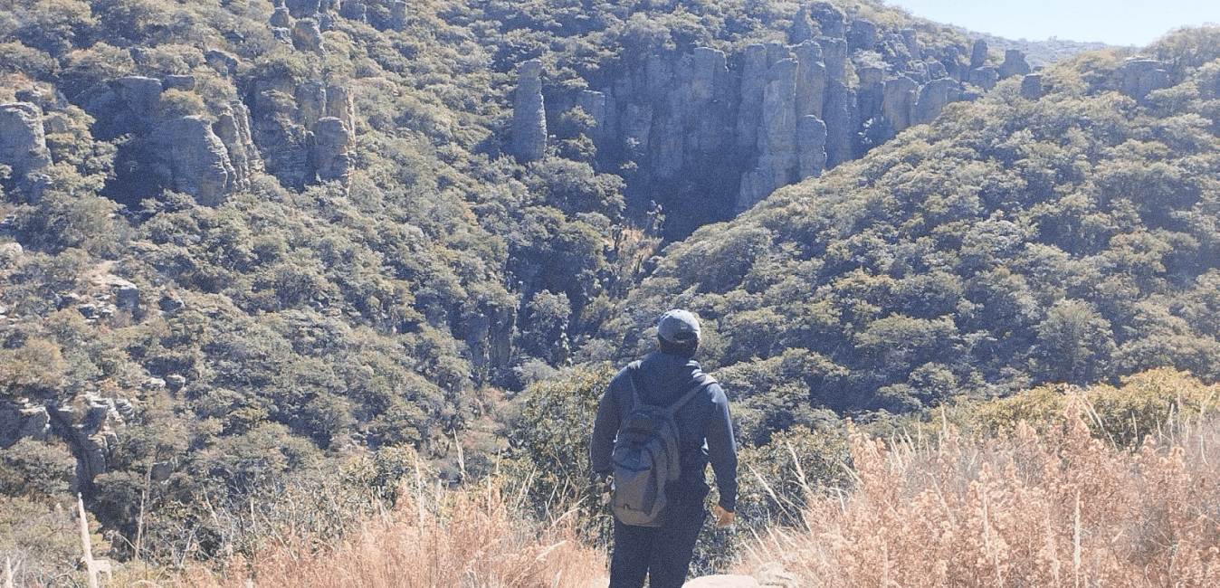 Me in front of "Los Panales"